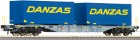 66621 Roco Flat car with 2 containers "Danzas"